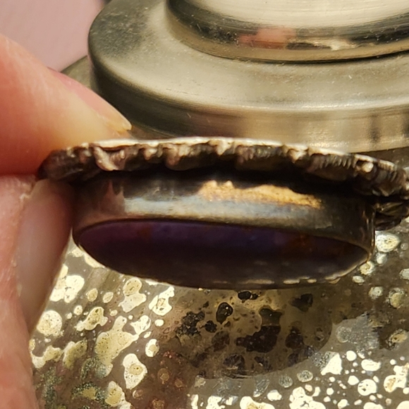 925 Purple Turqoise Pendant - Picture 7 of 7